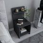 Hanah Home Mesilla de Noche Ullman Antracita